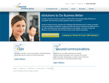 Tablet Screenshot of insourcesolutionsgroup.com
